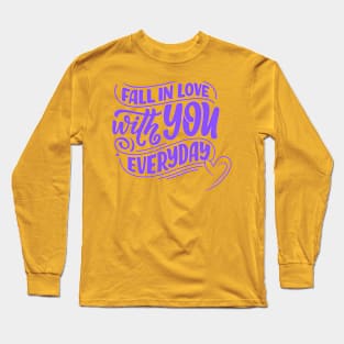 Fall in love with you Long Sleeve T-Shirt